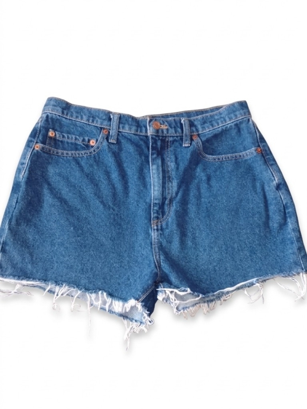 Victoria's Secret PINK bluedenim cut-oHigh-Rise Blue Denim Women’s Cutoff Shorts